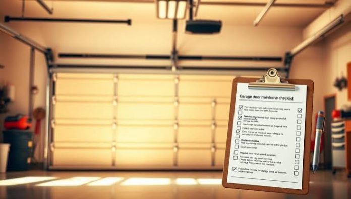 garage door maintenance checklist seasonal garage door maintenance checklist seasonal